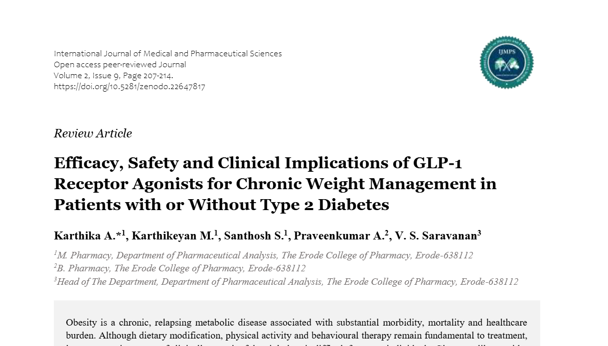 Efficacy, Safety and Clinical Implications of GLP-1 Receptor Agonists for Chronic Weight Management in Patients with or Without Type 2 Diabetes